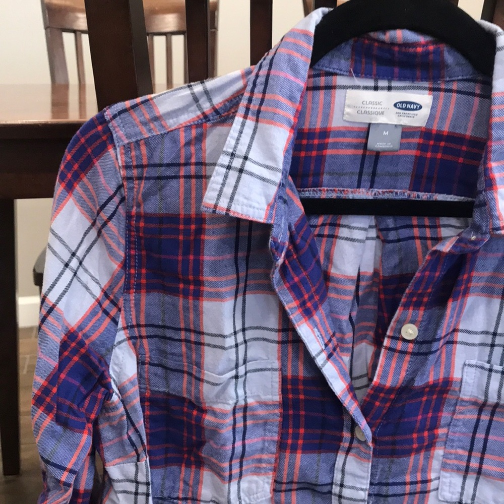 Blue “Flannel” Button-Down - image 2
